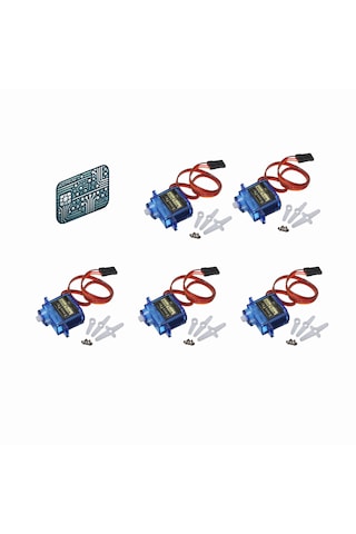 5 Adet- Sg90 Rc Mini Servo Motor 180 C