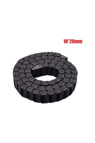 Aibecy Drag Chain Kablo Towline İletim Zinciri 10 20mm İç 1m/3.3ft Uzunluk 3d Yazıcı Cnc Makinesi İçin