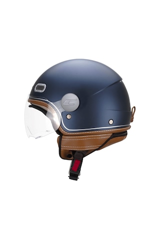 Cgm 191v Pix Vintage Blu Argento Satinato Sagomata Açık Kask Mavi