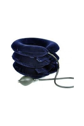 Şişirilebilir Pompalı Ortopedik Boyun ve Seyahat  Yastığı