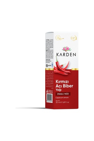 Karden Kırmızı Acı Biber Yağı 50 ML