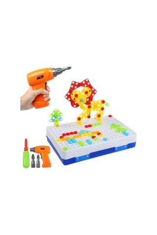 Birlik Oyuncak 3 D Stem Eğitici Matkap Seti Hayvanlar Copycopycop