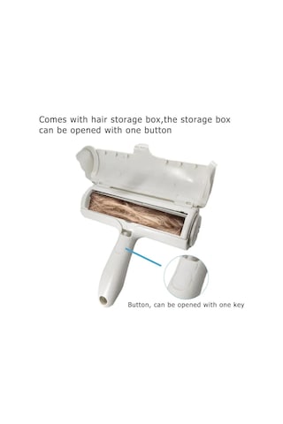 Evcil Hayvan Tüy Çıkarıcı Rulo - Kendi Kendini Temizleyen Tabanlı Köpek Ve Kedi Kürk Sökücü - Verimli Hayvan Tüy Alma Aracı - Mobilyalar İçin Mükemmel Mor