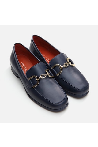 Hotiç Hakiki Deri Lacivert Kadın Loafer 01ayh291750a680 Lacivert