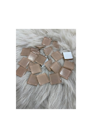 Sanatsal Kristal Mozaik Ks-32 23x23mm Antislip Sütlü Kahve 250gr