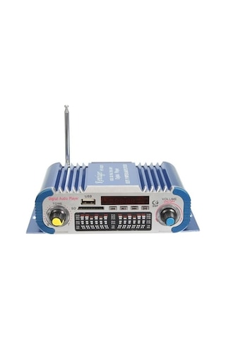 Hy601 2-kanal Dijital Hi-fi Amplifikatör Usb/fm/sd 12v