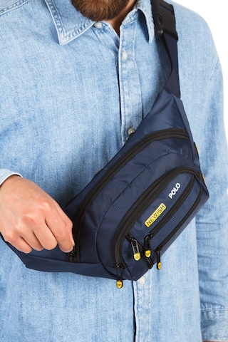 Newish Polo Erkek Usb Kulaklık Çıkışlı Crossbody Çapraz Göğüs Omuz Ve Bel Çantası New328 Lacivert