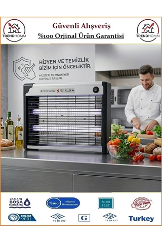 Trendhomm Sinek Öldürücü Cihaz - 2x20 - Balastlı - Etki Alanı 40m²