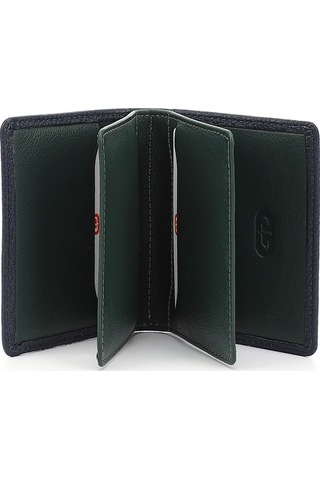 Gönderir Laciye Yeşil Gön Hakiki Deri Unisex Kartlık 06499 Lacivert