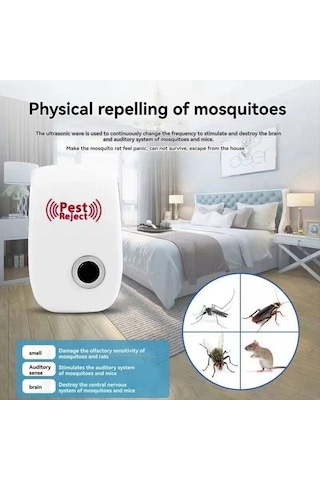 Xurunkeji Ultrasonik Dalga Sivrisinek Kovucu Fare Kovucu Ev Gece Lambası Elektronik Cihaz Sivrisinek Kovucu Ab Fişi
