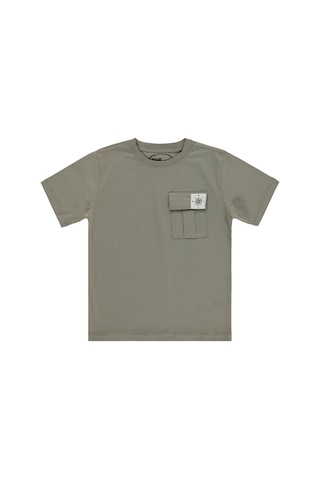 Civil Boys Önü Cepli 6-9 Yaş Tişört - Gri Soft Gri