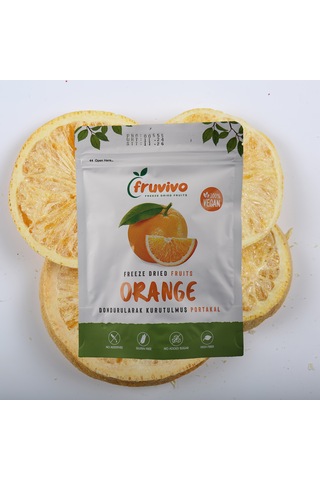 Dondurularak Kurutulmuş Portakal 20 Gr, %100 Vegan, Glutensiz