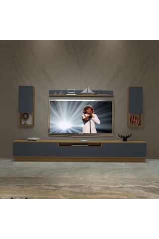 Decoraktiv Trendstyle 270das Mdf Tv Ünitesi Tv Sehpası Pera - Antrasit