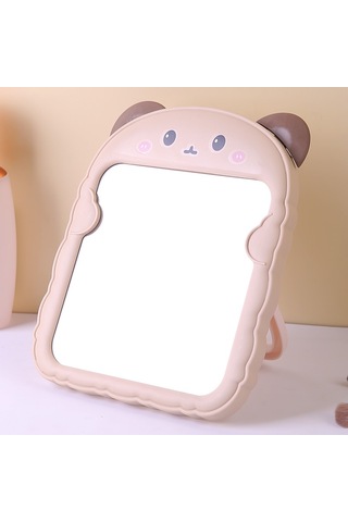 Aurora Plasik Katlanabiler Makyaj Aynasıkal İle Anlaştık Masasüsügiyme Aynası Pembe