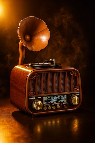 Rt-738 Nostalji Gramafon Radyo, Şık Tasarım Trend Nostajik Bluetooth Radyo