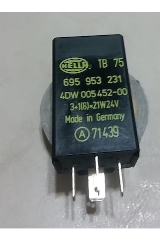 Hella 4Dw005452-00 24 V 4 Uclu Elektronic Flaşor Man-Mercedes
