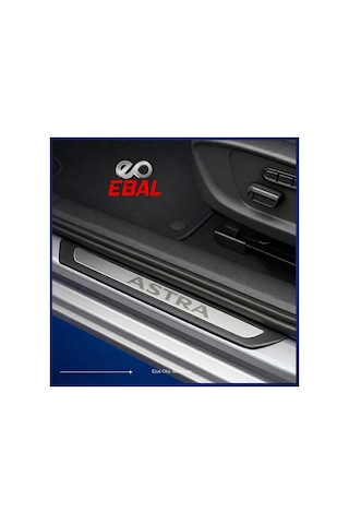 Opel Astra G 1998-2004 Krom Kapı Eşik Koruması 4 Parça Paslanmaz Çelik Abs Çerçeve