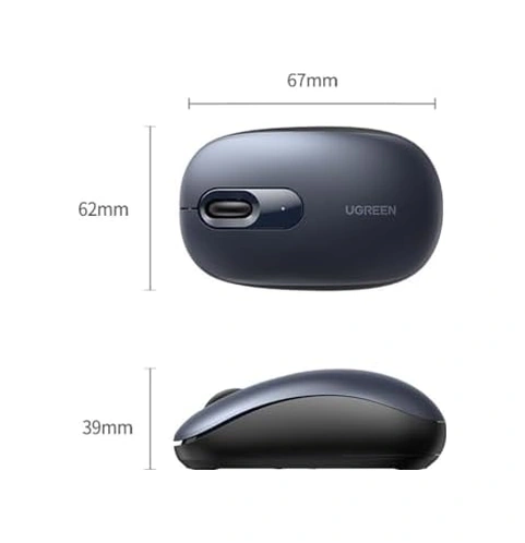 2400dpı 2.4ghz Kablosuz Sessiz Mouse Mavi