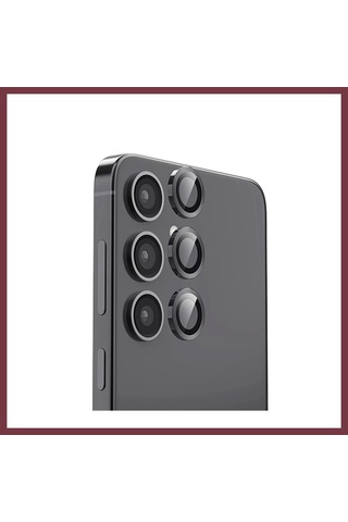Storeşahin Samsung Galaxy A16 5g Uyumlu Raze Metal Kamera Lens - Siyah Shn0720 Siyah-