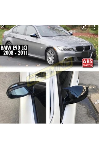 Bmw E90 Batman Ayna Kapağı Parlak Siyah