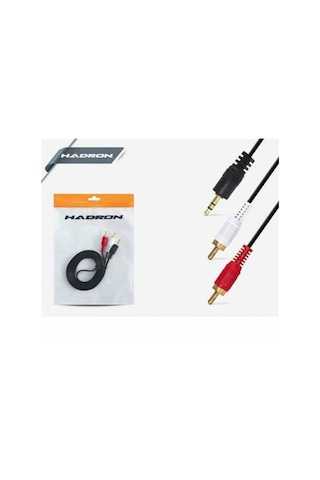 Hadron Hd4022A Aux/2Rca Kablo 1.5M Stereo Kablosu