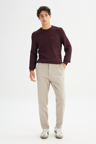 Lee Regular Fit Bisiklet Yaka Erkek Triko Kazak L2520364810 Bordo
