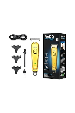 Rado Rd-3638 Saç Sakal Kesme Ve Traş Makine 3 Kesim Tarak T Bıçak Yağ Şişe Usb Sarjlı Diğer