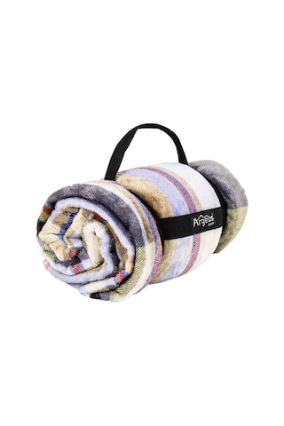 Peluş Polar Kamp Battaniyesi - Haki Ekose - Acil Durum Battaniye - Argeus Camp Çok Renkli