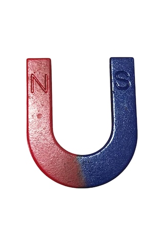 U Mıknatıs Dev Boy 6x5 Cm Boyunda Deney Mıknatısı - 1 Adet