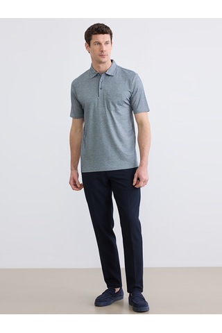 Lcwaıkıkı Classic Petrol Polo Yaka Standart Fit Erkek Tişört