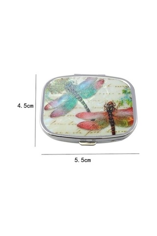 Tongxida Bosphorusboutique Y10336 Metal Leopar Kutu, Beyaz, 2 Adet Beyaz Leopar