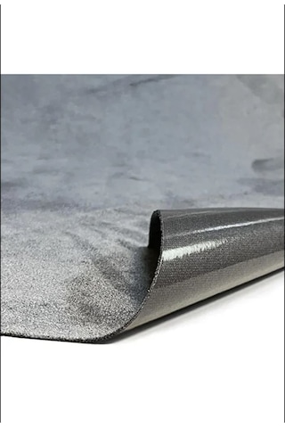 Alkantara Arkası Yapışkanlı Kumaş 48 X 100 Cm Lüks Süet Kaplama, Su İtici, Dayanıklı Alkantara Gri