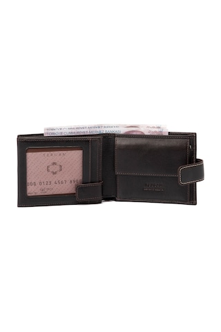 Tergan Kahve Unisex Deri Cüzdanı 01638A98