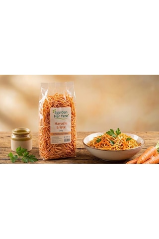 Havuçlu Erişte Köy Makarnası 500 Gr.