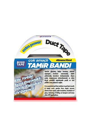 Duct Tape Tamir Bandı Beyaz - 48Mmx10Mt
