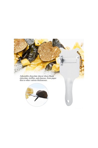 Ximistore9 430 Çelik Ayarı Kolay Peynir, Truffle Ve Çikolata Dilimleyici - Büyük Boy Jy13764 İle Paket Diğer