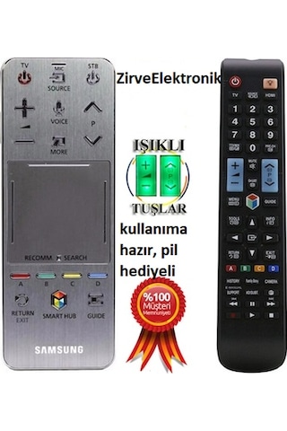 Samsung Uyumlu Akıllı Kumanda Aa59-00759A Yedek Kumandası