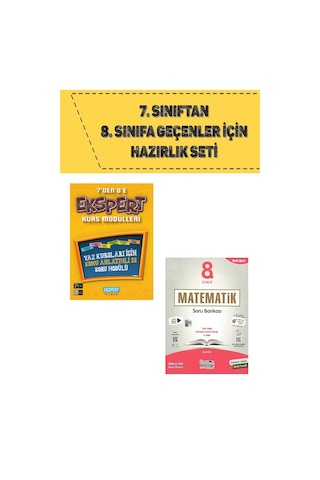7 Den 8 E Geçenler İçin Yaz Kurs Modülü + 8.sınıf Matematik Soru Bankası