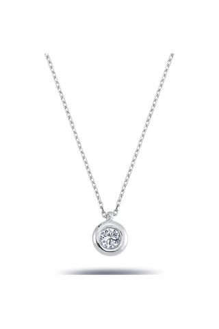 Lova 0,32 Karat Pırlanta Tektaş Kolye - 2060024