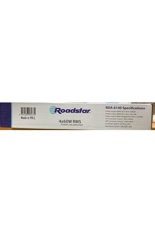 Roadstar Rda-6140 Stereo 3000 Watt 4 Kanallı Oto Amfi