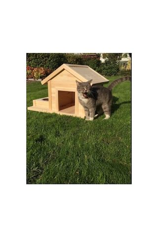 Özel Tasarım İç Ve Dış Mekan Yalıtımlı Kedi Yuvası Kedi Evi