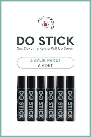 Do Stick Boost - Do Hair Boost Grow On Essence Hair Revial Serum 10ml - Saç Çıkarıcı Roll Up Serum 6'lı 3 Aylık Paket