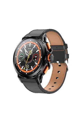 Kalobee Sk43 Sports Watch Series Amoled Ekran 3 Kordonlu Akıllı Saat İphone & Android Uyumlu,48 Mm Siyah