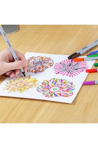 Fineliner 6lı Karışık Renk Kutu