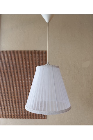 N-58 Beyaz Organze Yatak Odası Çocuk Ve Bebek Odası Avize Beyaz Beyaz