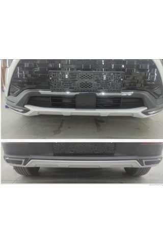 Hyundai Bayon Ön Ve Arka Tampon Koruması Difüzör 2021+ Sonrası İç