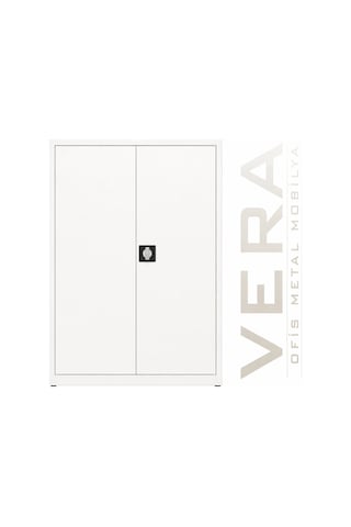Çelik Dosya Dolabı Metal Dolap Ofis Dolapları 80x38x120 Beyaz