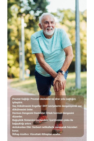 Cüce Palmiye Takviyesi Erkek Sağlığı Ve Desteği İçin 60 Kapsül