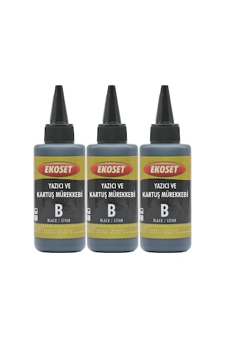 Ekoset Canon G1411 G2411 G3411 G4411 Uyumlu Siyah Mürekkep 300 ML