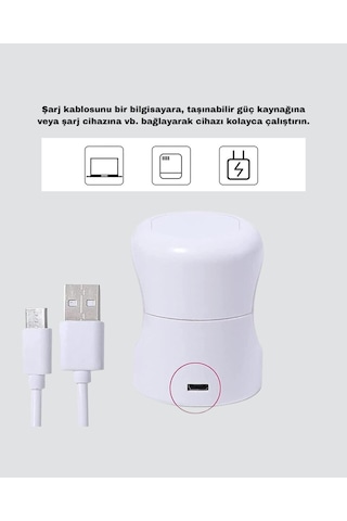 Mini Tırnak Kurutucu Hızlı Kurutma İçin Uvled Işık Teknolojisi 1
